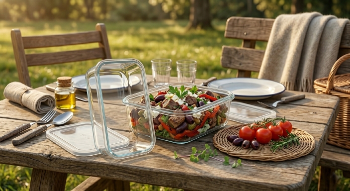 lightweight glass lunch box